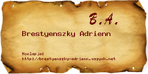 Brestyenszky Adrienn névjegykártya